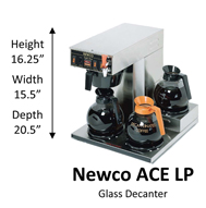 Office Coffee Equipment Traditional Brew Newco ACE LP